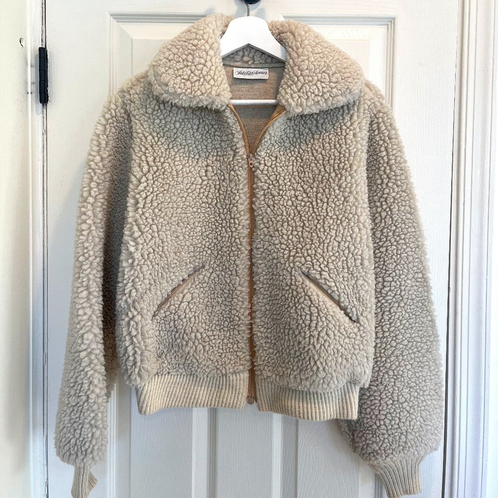 Vintage Saks 5th Ave Teddy Jacket